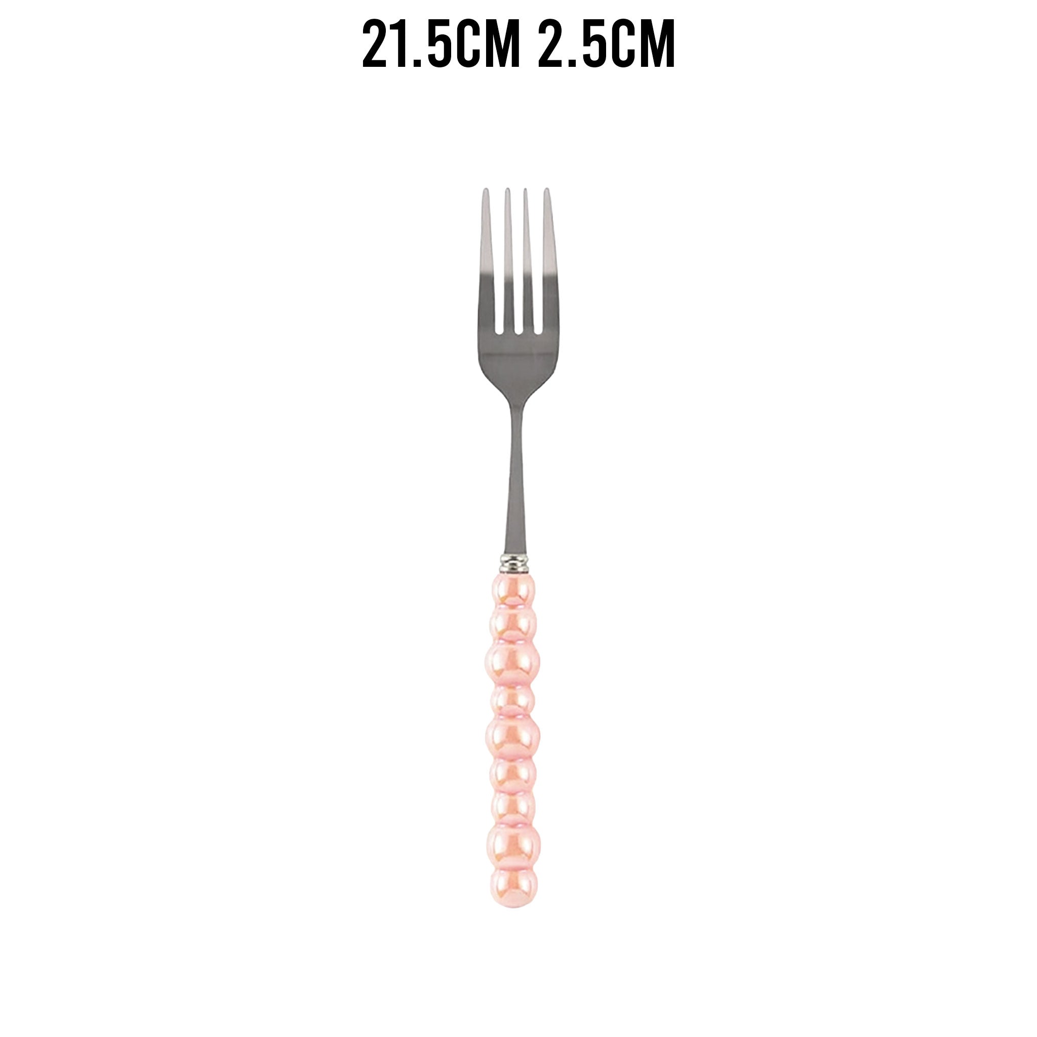 Ceramic Pearl Handle Cutlery Set – Knife, Fork & Spoons