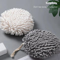 Chenille Hand Towels Kitchen Bathroom Hand Towel Ball with Hanging Loops Quick Dry Soft Absorbent Microfiber Towels wiktra