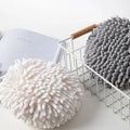 Chenille Hand Towels Kitchen Bathroom Hand Towel Ball with Hanging Loops Quick Dry Soft Absorbent Microfiber Towels wiktra