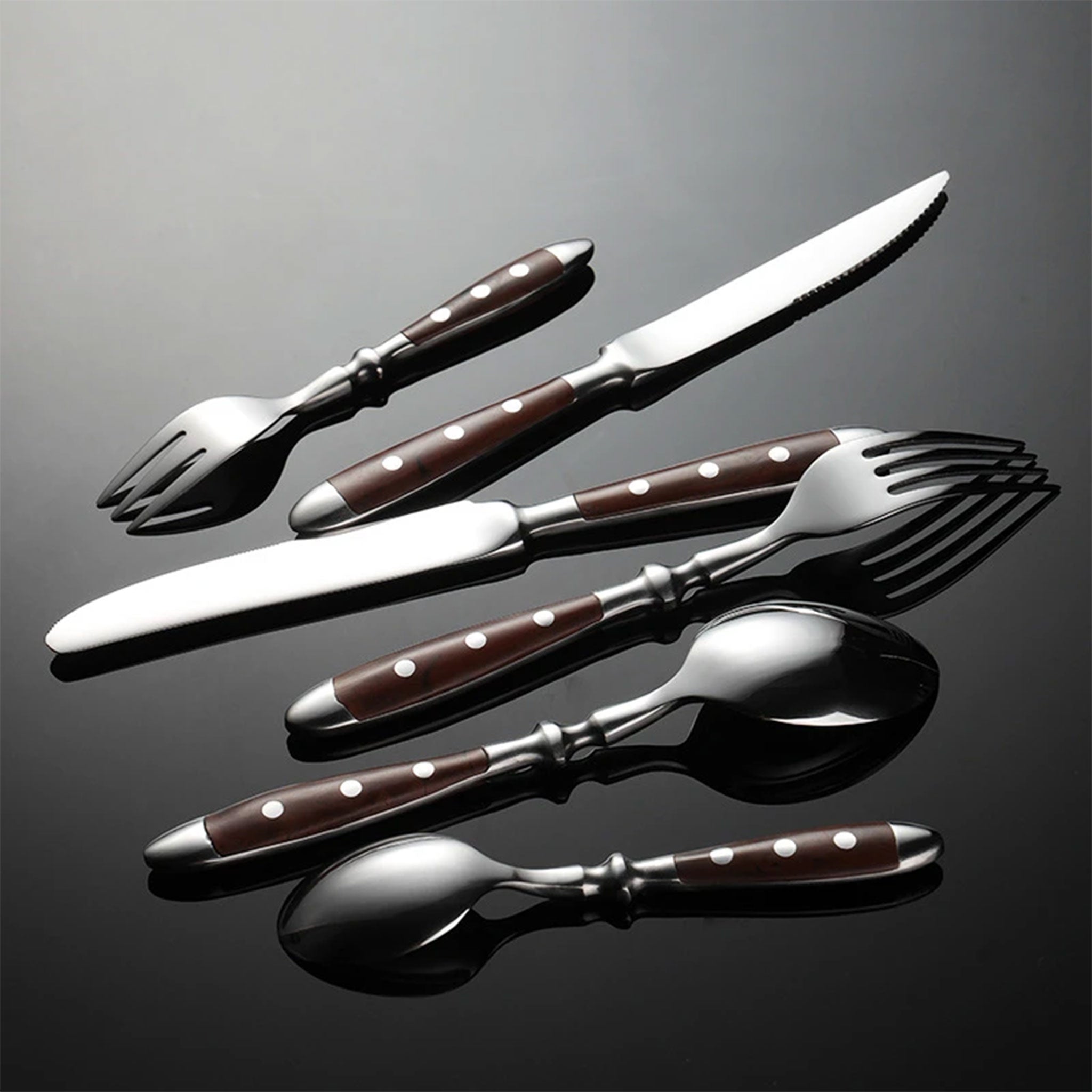 Classic Western Starpoint Stainless Steel Cutlery Set – Knife, Fork & Spoon