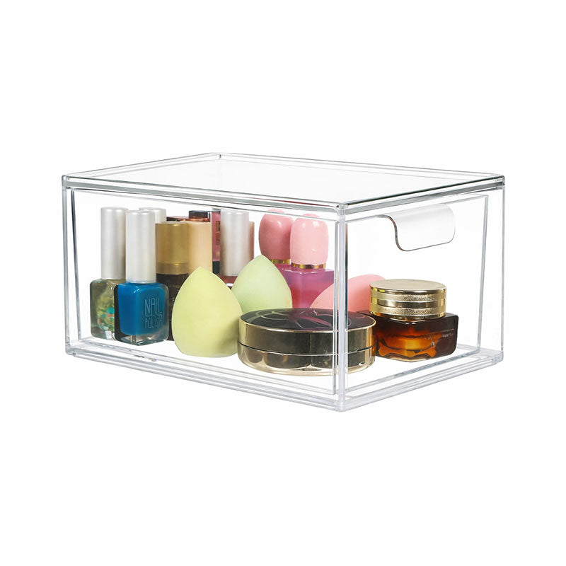 Clear Stackable Makeup Storage Organizer