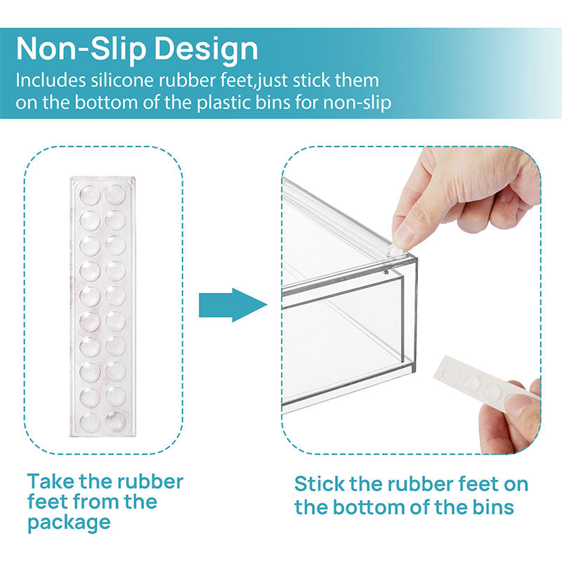 Clear Stackable Makeup Storage Organizer