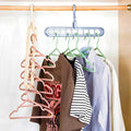 Clothes Hanger Racks,College Dorm Room Essentials, Space Saving Hangers Closet Storage Organization for Wardrobe Closet wiktra