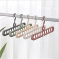 Clothes Hanger Racks,College Dorm Room Essentials, Space Saving Hangers Closet Storage Organization for Wardrobe Closet wiktra