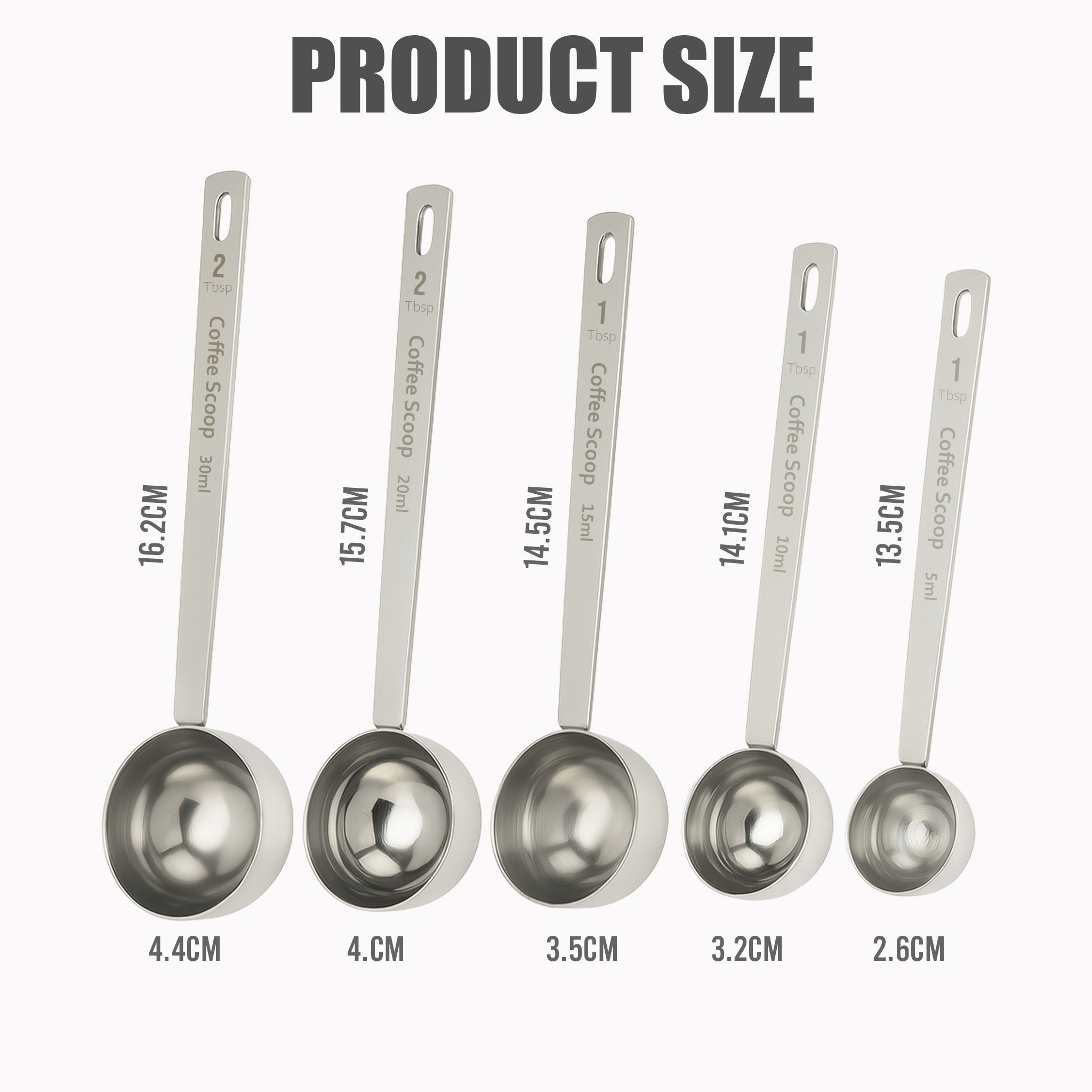 Stainless Steel Coffee Measuring Spoon