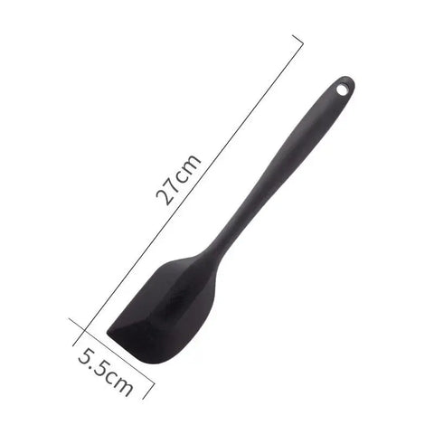 Cooking Kitchenware Silicone Utensils Set Black Non-Stick Cookware Spatula Ladle Egg Beaters Shovel Kitchen Tool Accessories