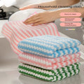 Coral Fleece Cationic Dishcloth New Thickened Oil Free Dishwashing Towel Coral Fleece Rag Kitchen wiktra