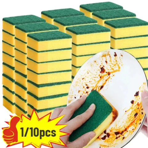 Coral Fleece Dishcloths Kitchen Super Absorbent Cleaning Cloths Scouring Pads Washing Dish Rags Glass Windows Wipe Towel