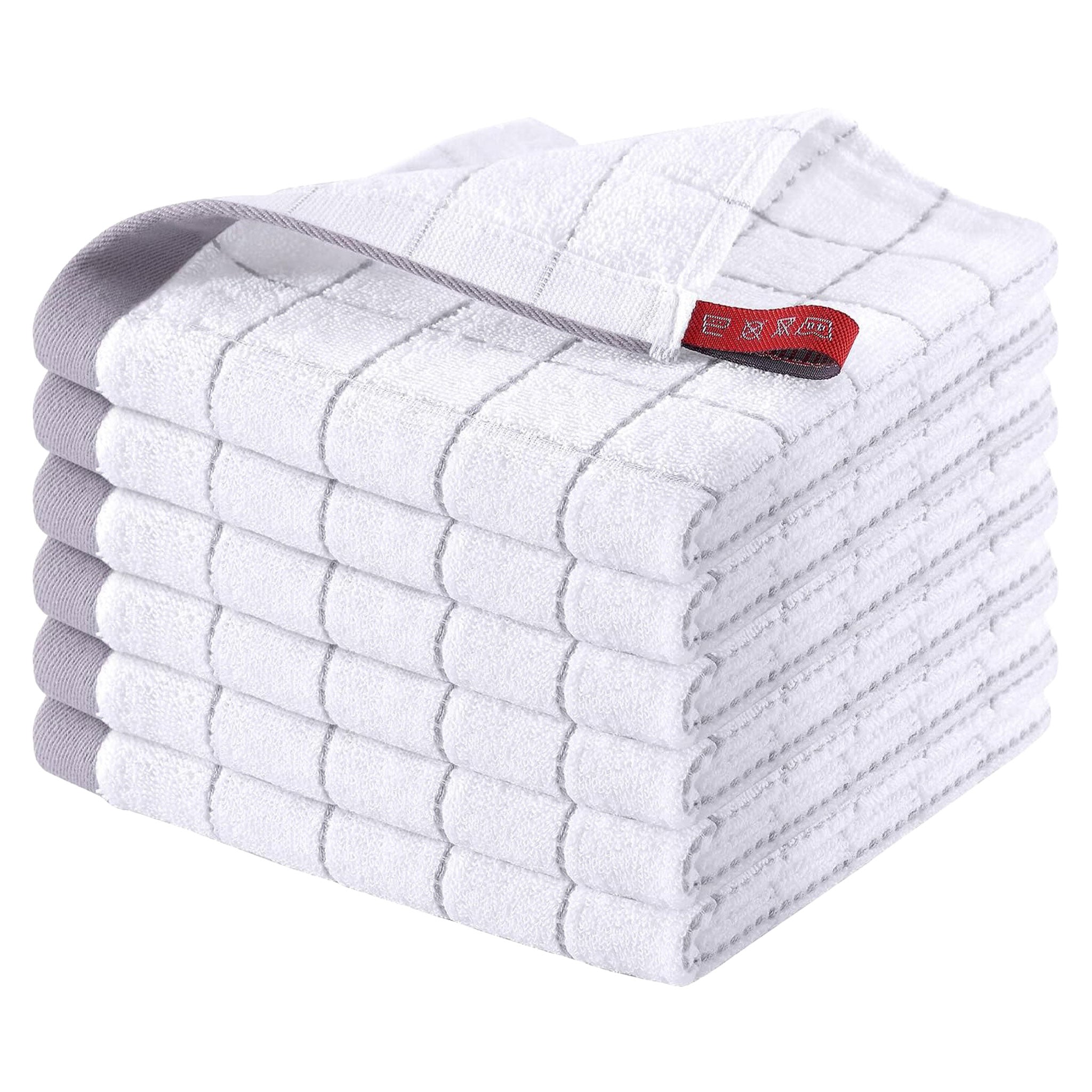 Cotton Kitchen Towel Set – Absorbent Quick-Dry Dish, Hand & Tea Towels