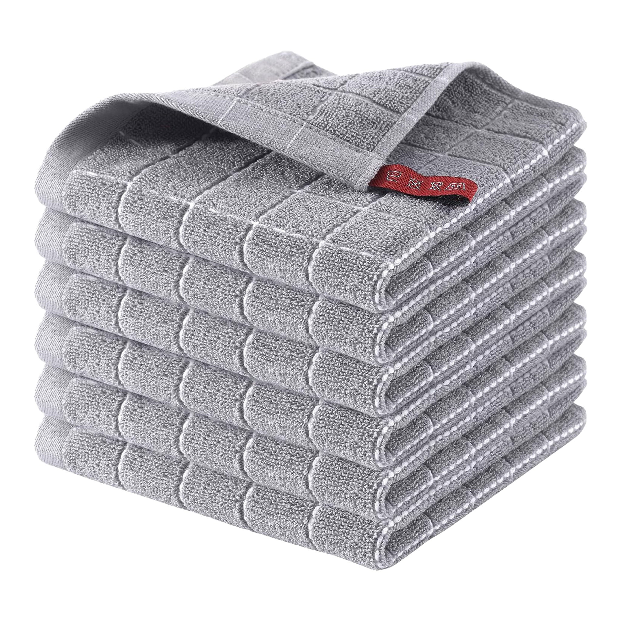 Cotton Kitchen Towel Set – Absorbent Quick-Dry Dish, Hand & Tea Towels