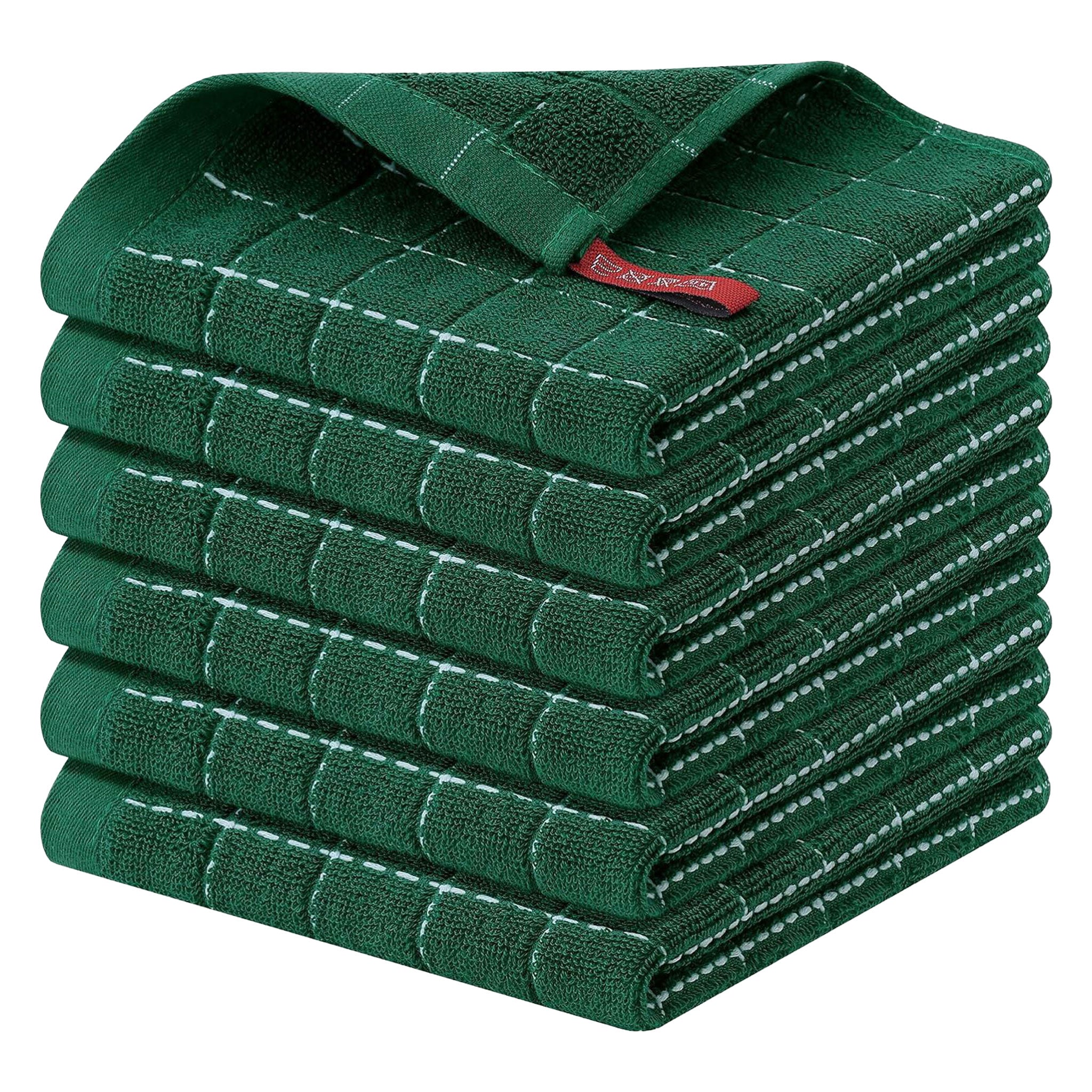 Cotton Kitchen Towel Set – Absorbent Quick-Dry Dish, Hand & Tea Towels