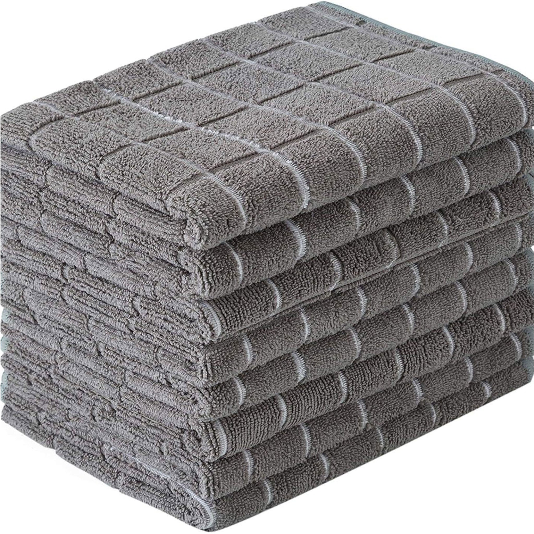 Cotton Kitchen Towel Set – Absorbent Quick-Dry Dish, Hand & Tea Towels