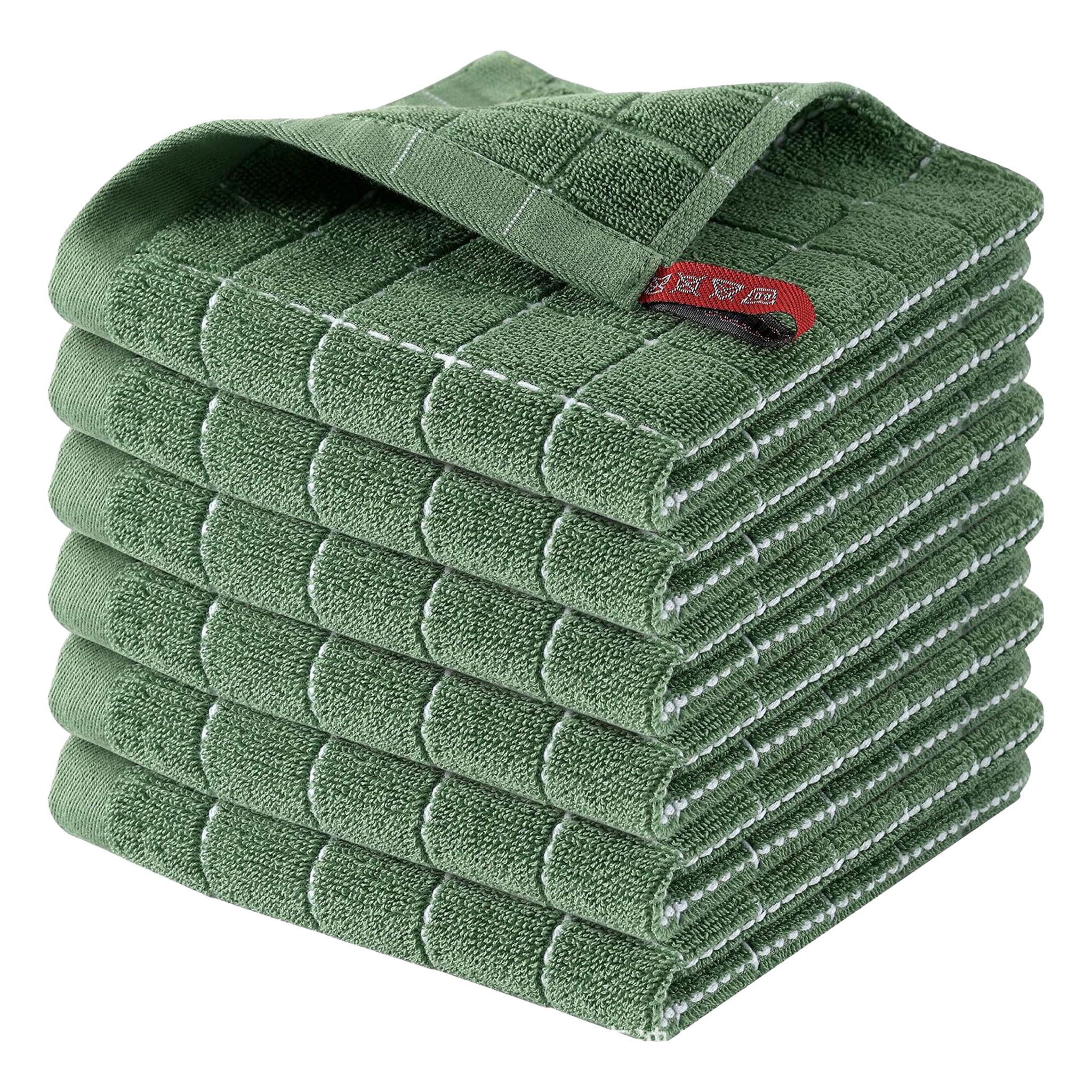 Cotton Kitchen Towel Set – Absorbent Quick-Dry Dish, Hand & Tea Towels