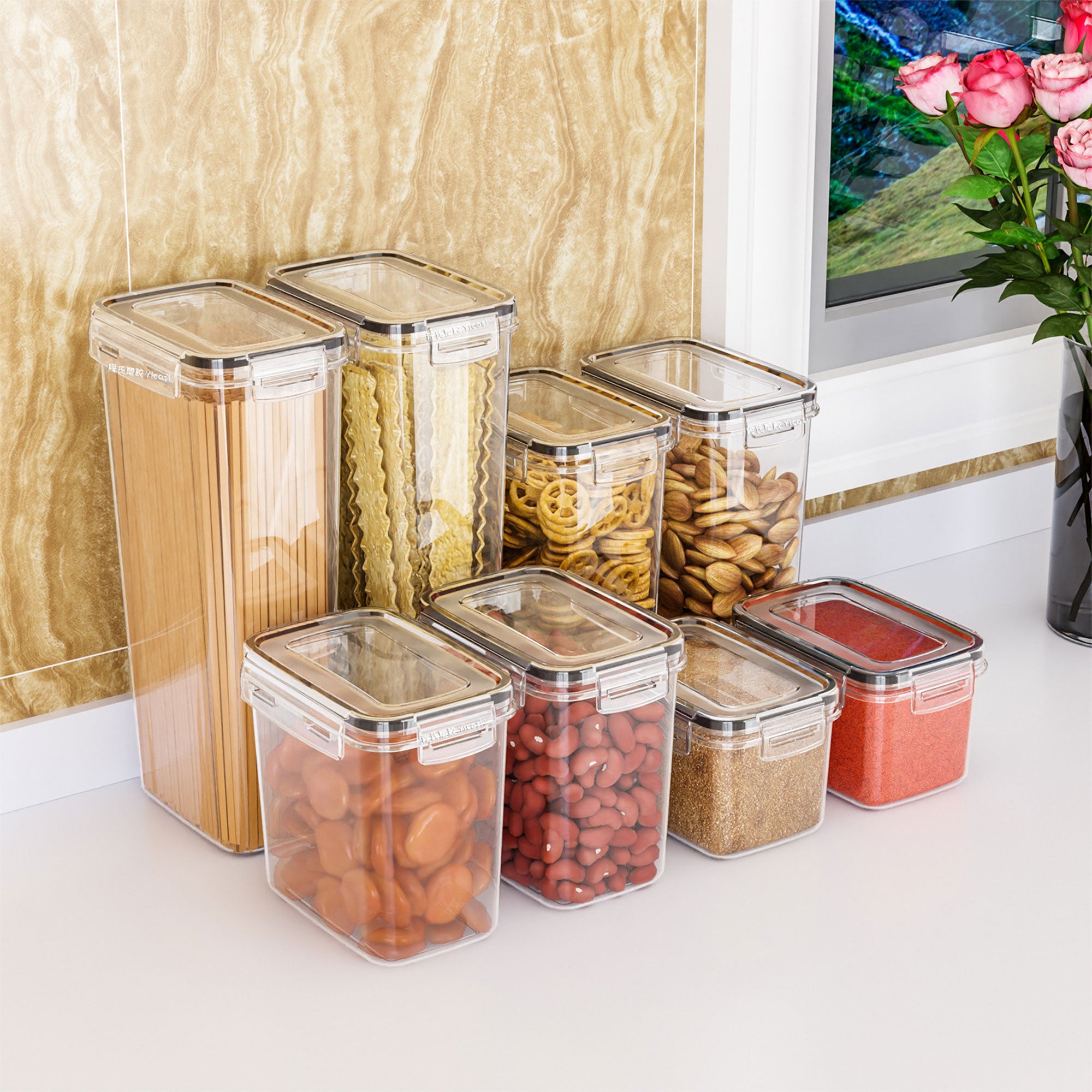 Creative Kitchen Grain Storage Jar