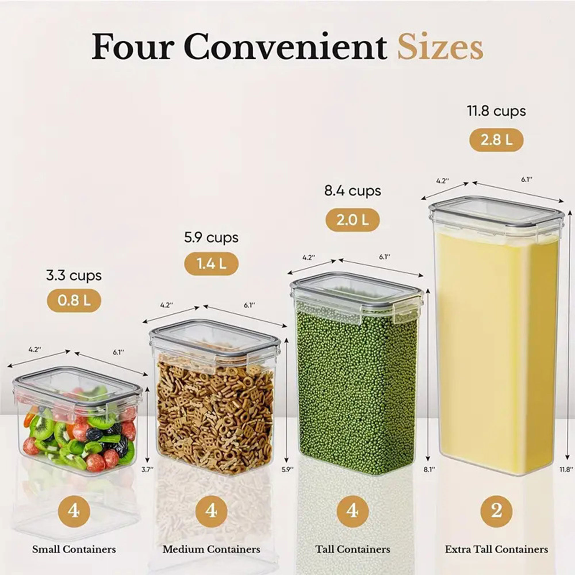 Creative Kitchen Grain Storage Jar