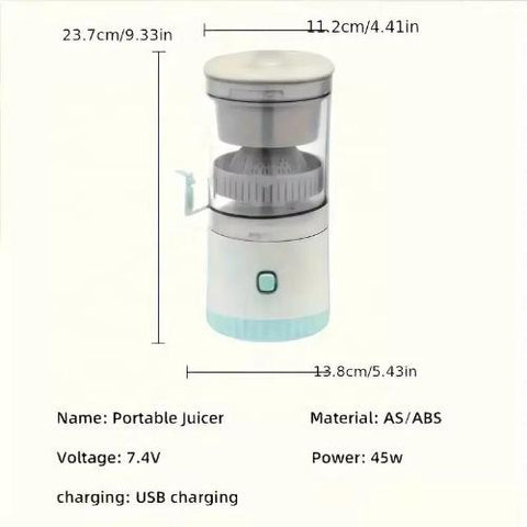 Cross-border In Stock Automatic Household Juicer Fruit Portable Juicer Rotating Portable Small Juicer wiktra