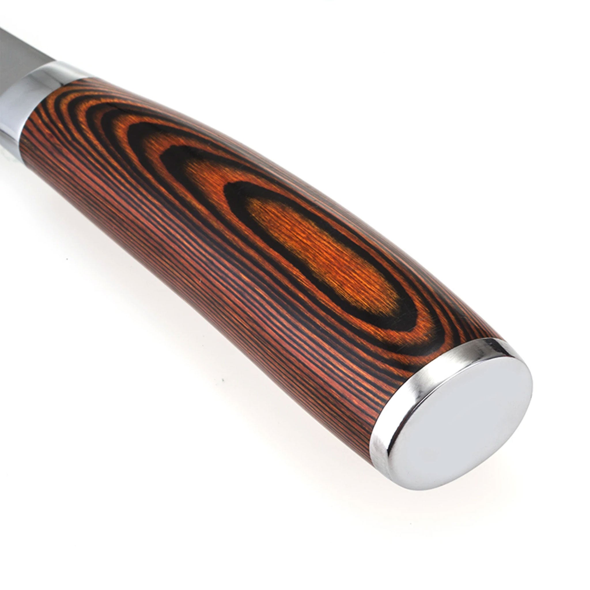 Damascus Steel 7" Santoku Chef Knife with Rosewood Handle