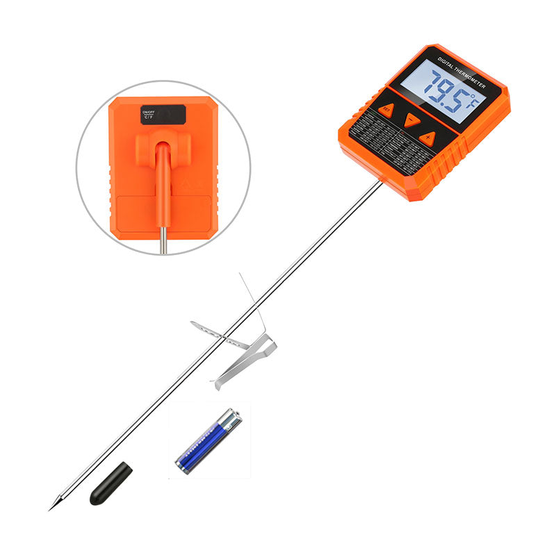 Digital Candy & Frying Thermometer with Pot Clip