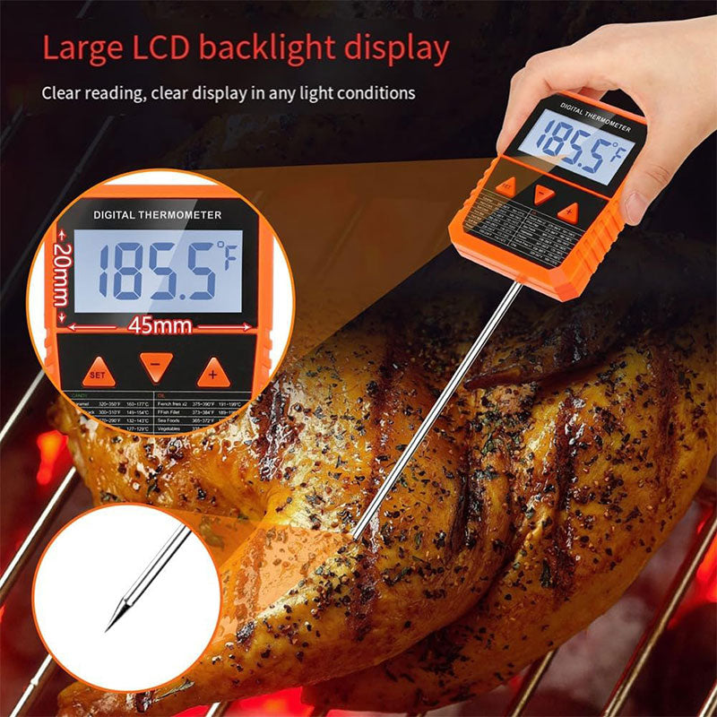 Digital Candy & Frying Thermometer with Pot Clip