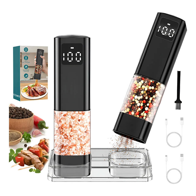 Digital Display Electric Salt & Pepper Mill