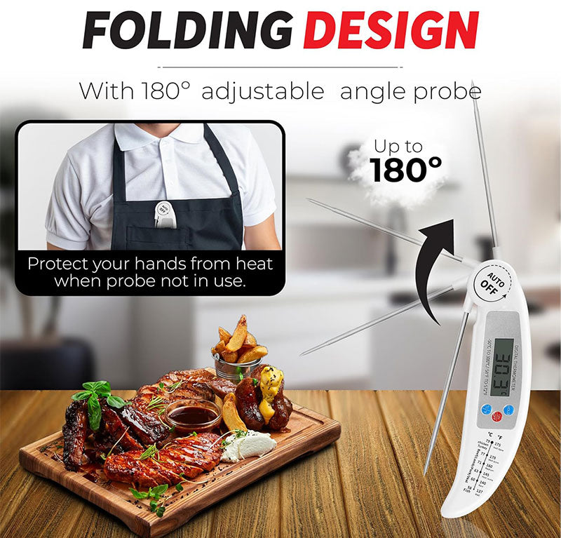 Digital Folding Cooking Thermometer