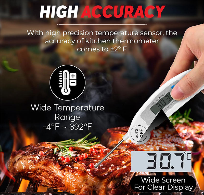 Digital Folding Cooking Thermometer