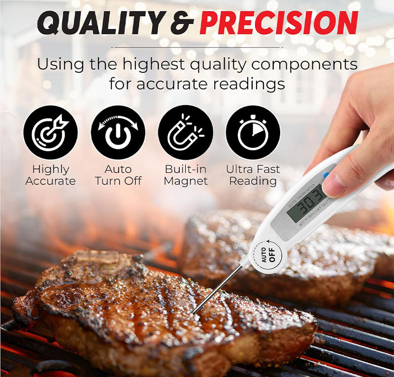 Digital Folding Cooking Thermometer