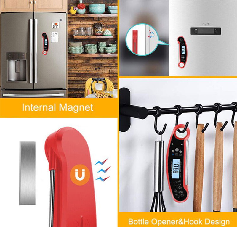 Digital Folding Kitchen Food Thermometer