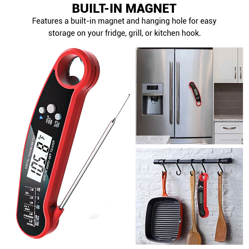 Digital Folding Kitchen Food Thermometer