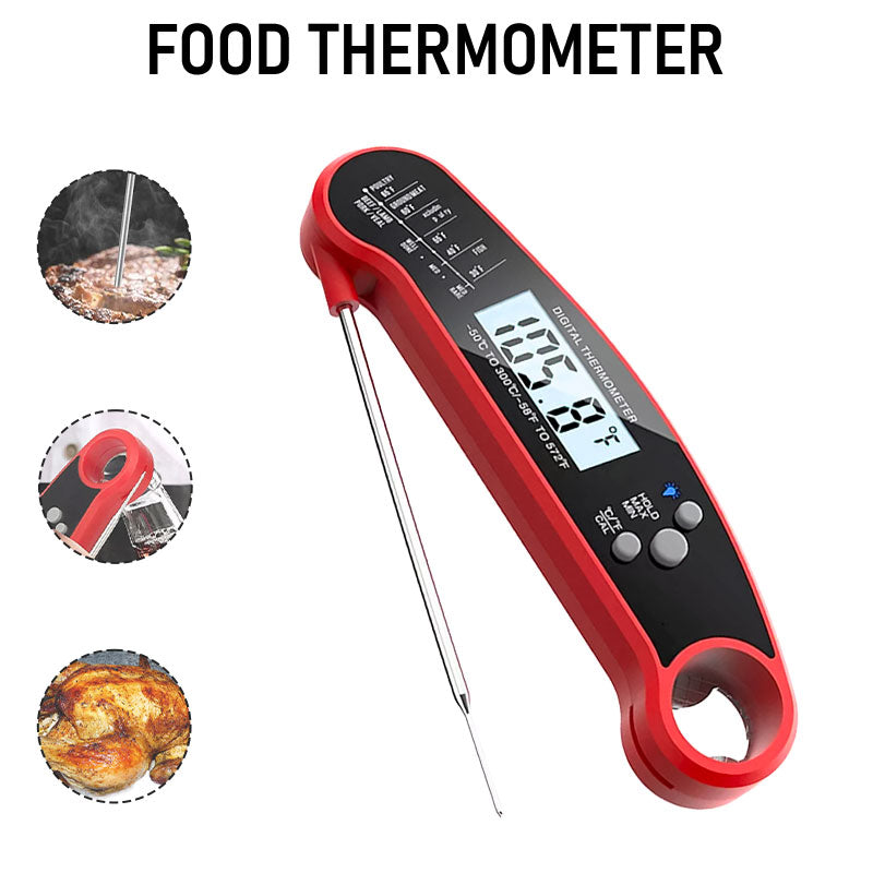 Digital Folding Kitchen Food Thermometer