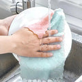 Double-sided Microfiber Kitchen Cloth Dish Towel Super Absorbent Coral Fleece Cleaning Cloths Easy To Clean Kitchen Scouring Rag wiktra