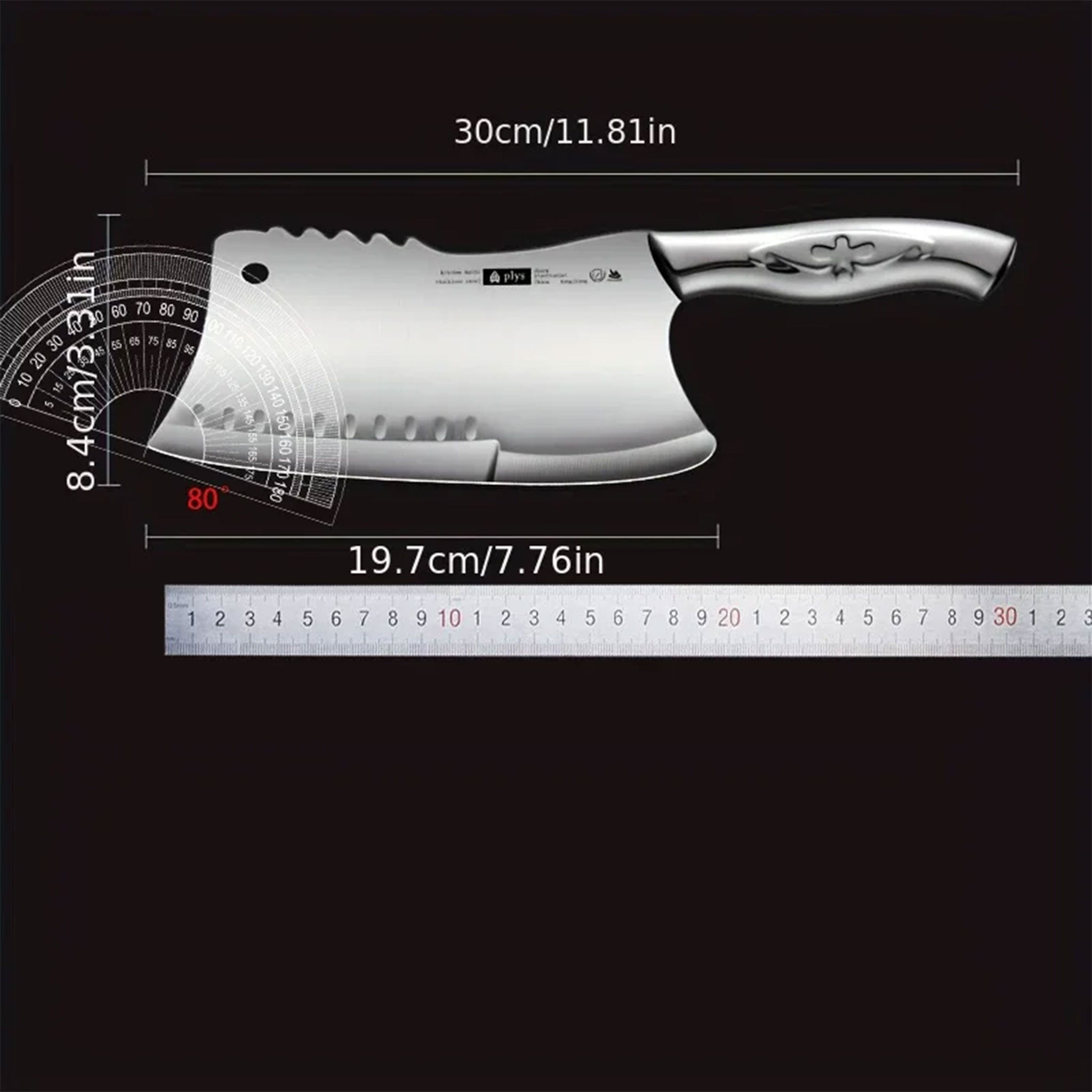 "Dual-Purpose Kitchen Knife – Vegetable & Meat Chopper"
