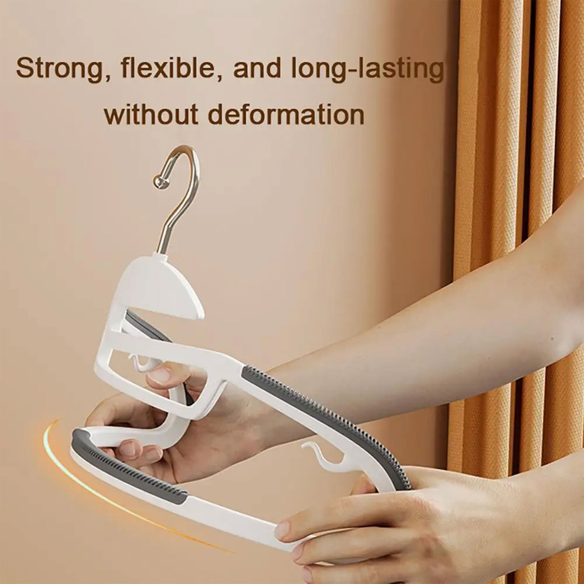 Durable Non-Slip Clothes Hangers with Rotatable Hooks