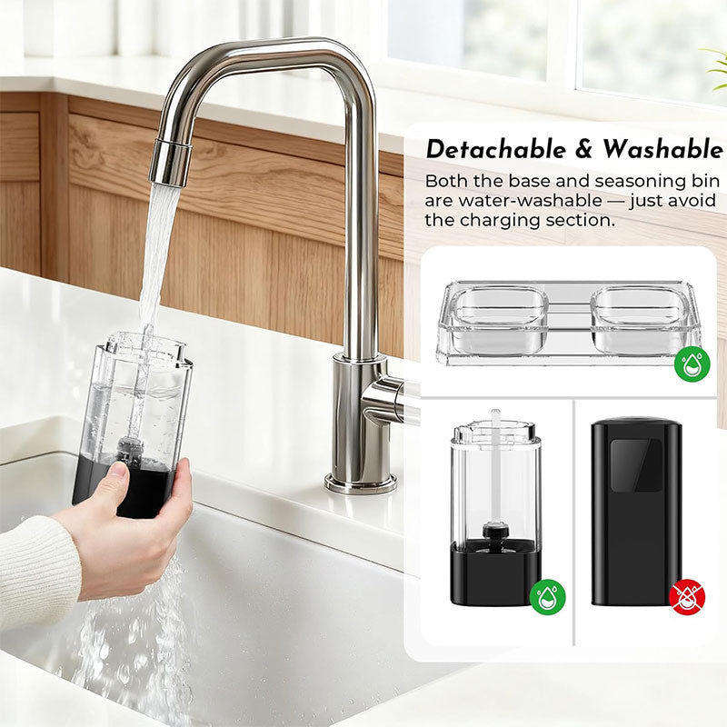 Electric Gravity Pepper & Salt Grinder with Display