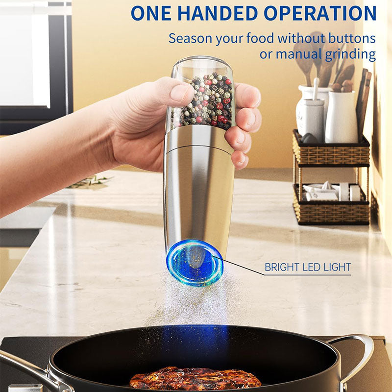 Electric Gravity Pepper & Salt Grinder