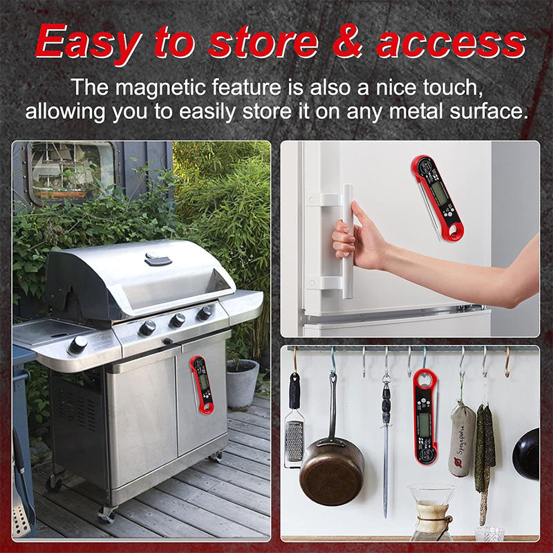 Electronic Folding Meat Probe Thermometer