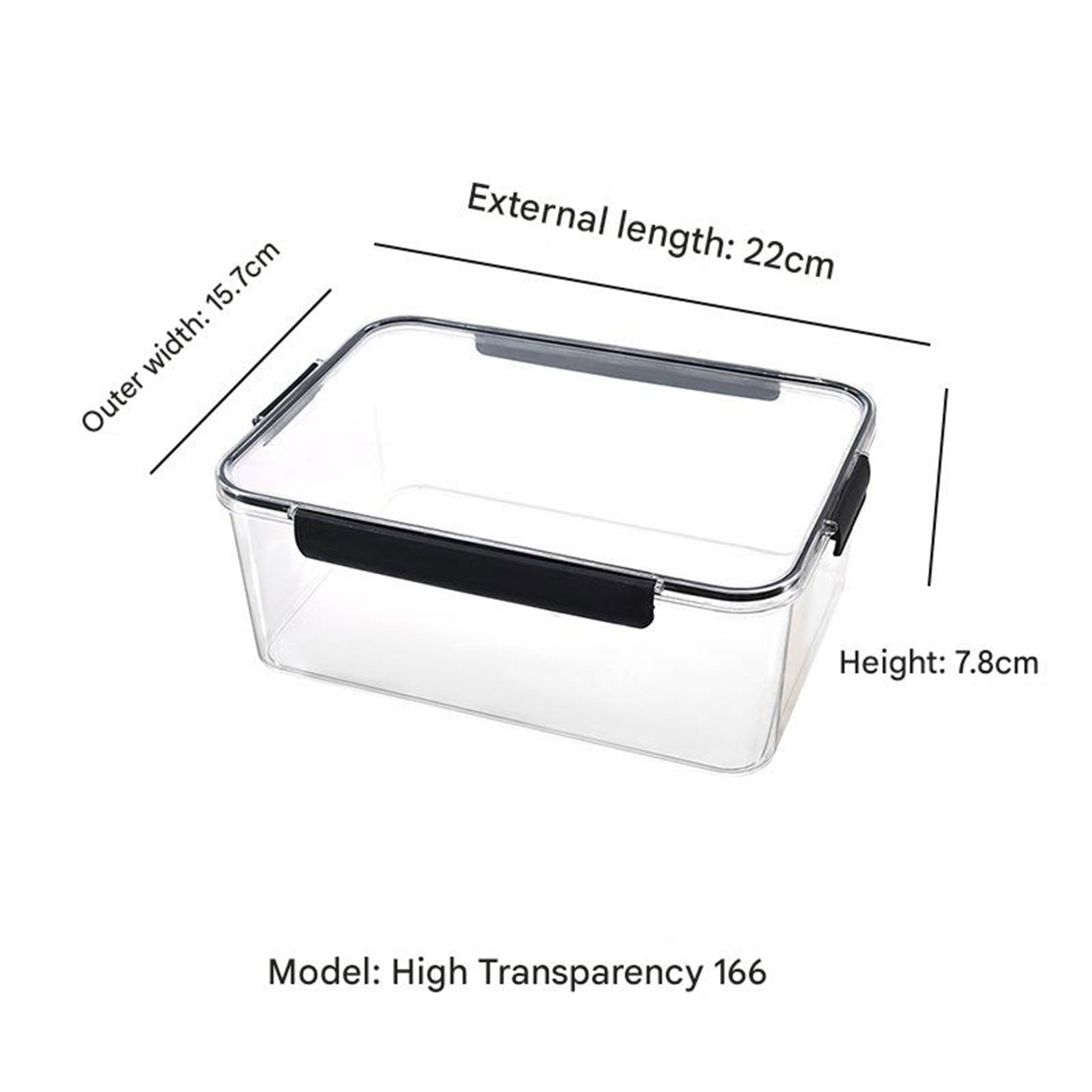 Extra Large Transparent Food Storage Box