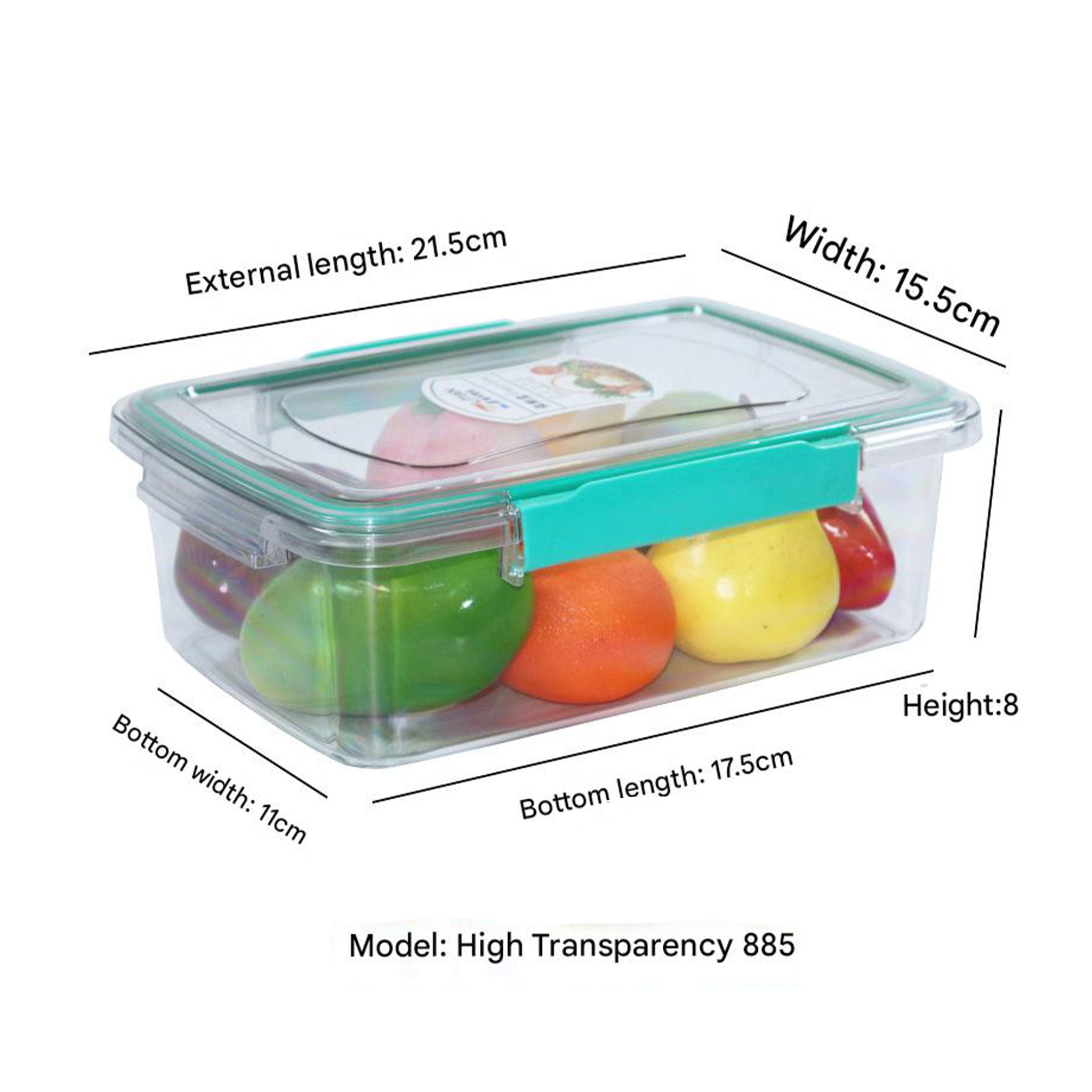Extra Large Transparent Food Storage Box