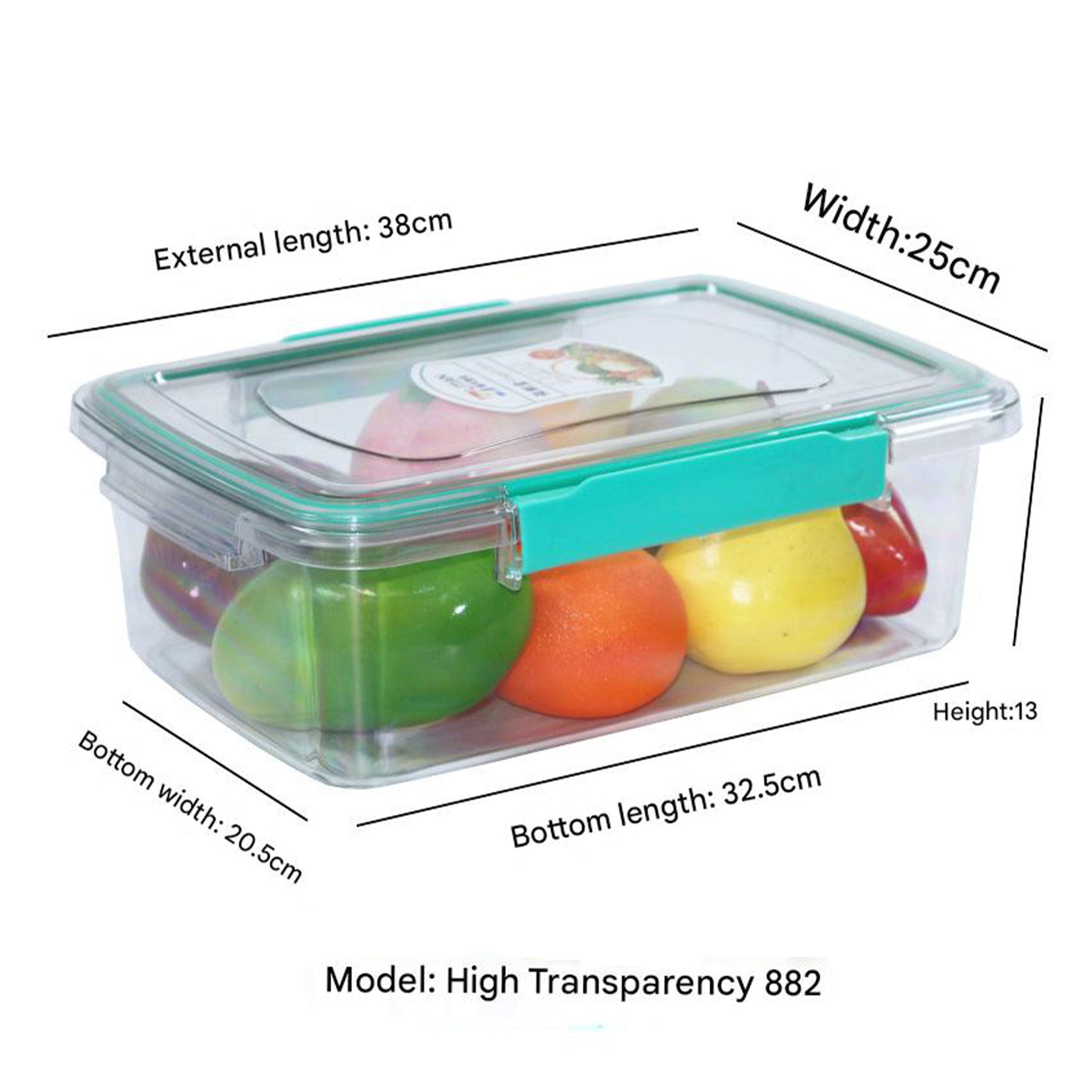 Extra Large Transparent Food Storage Box