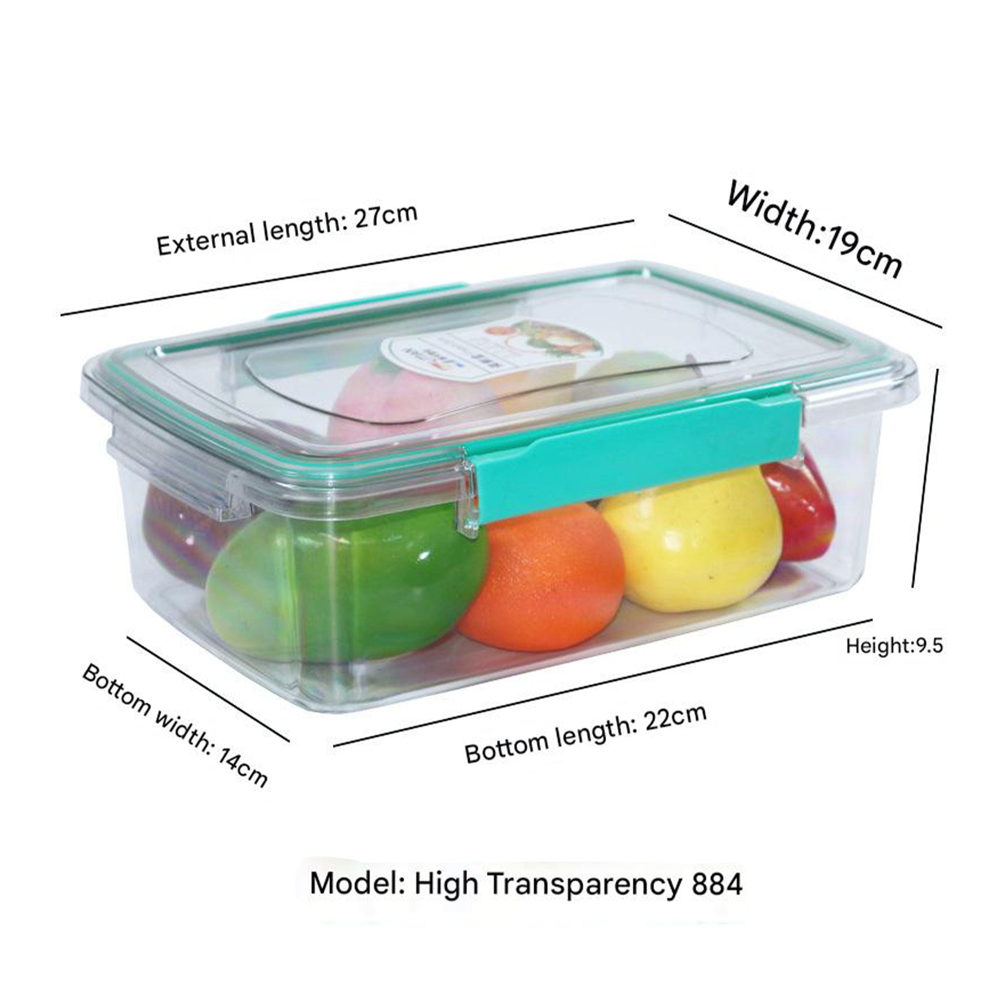 Extra Large Transparent Food Storage Box