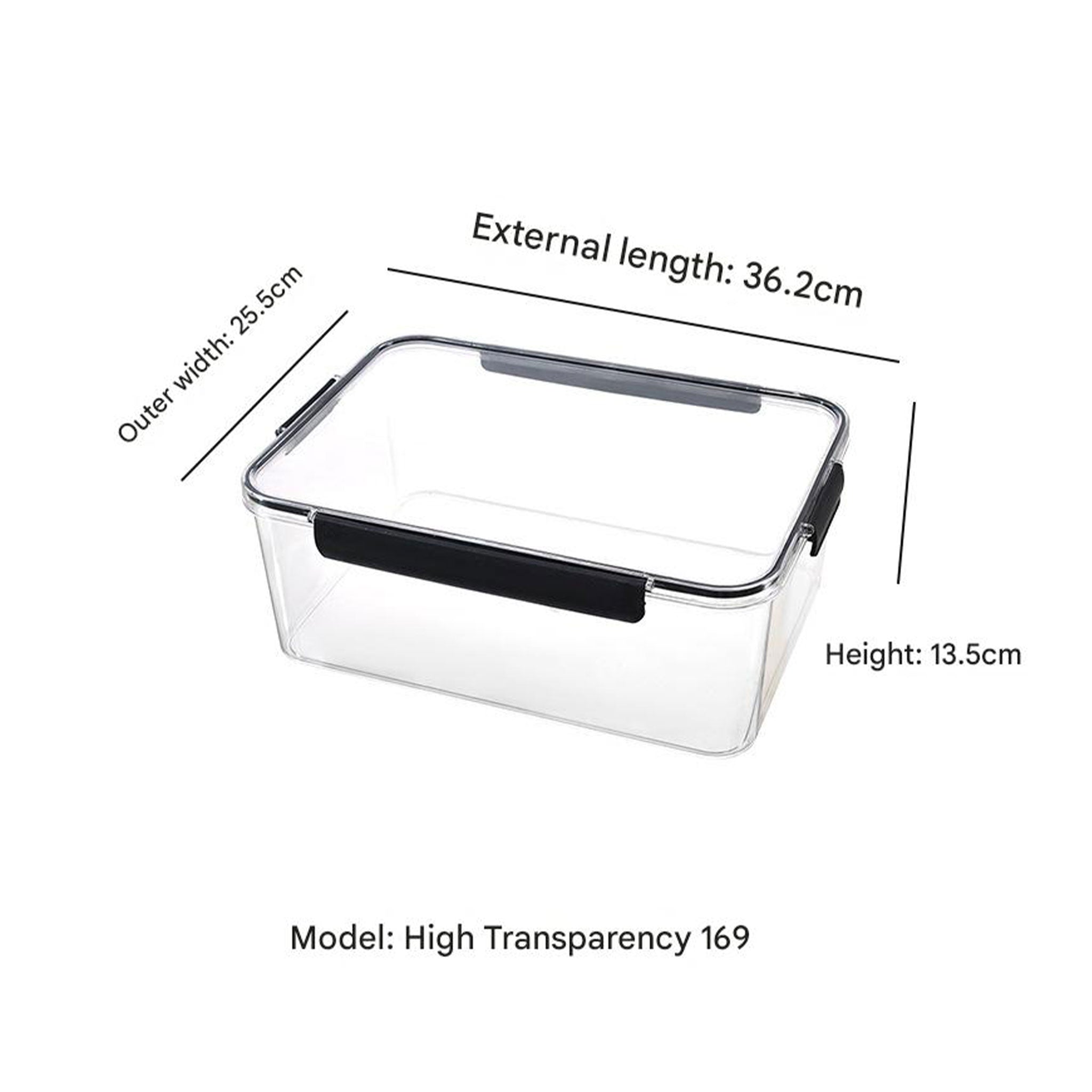 Extra Large Transparent Food Storage Box