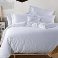 Factory Wholesale Sanding Hotel Hotel Four-piece Set Imitation Cotton White Linen Homestay Hospital Dormitory Bed Sheets Quilt Cover wiktra