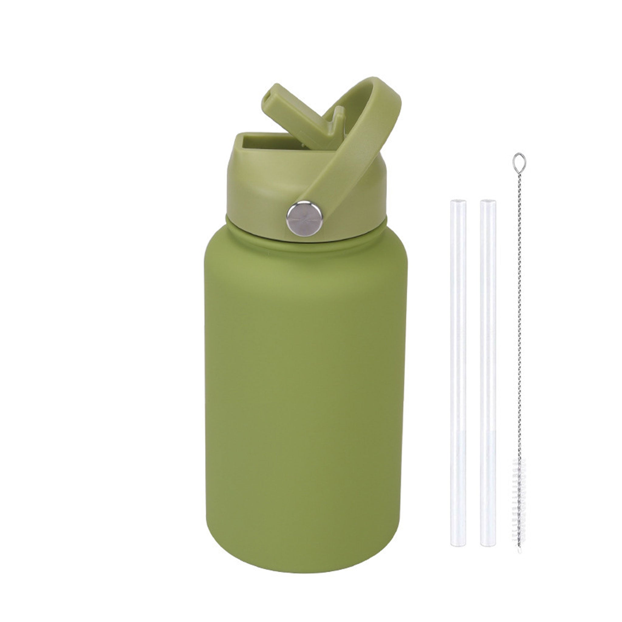 Fashion Rubber Paint Space Thermos Bottle