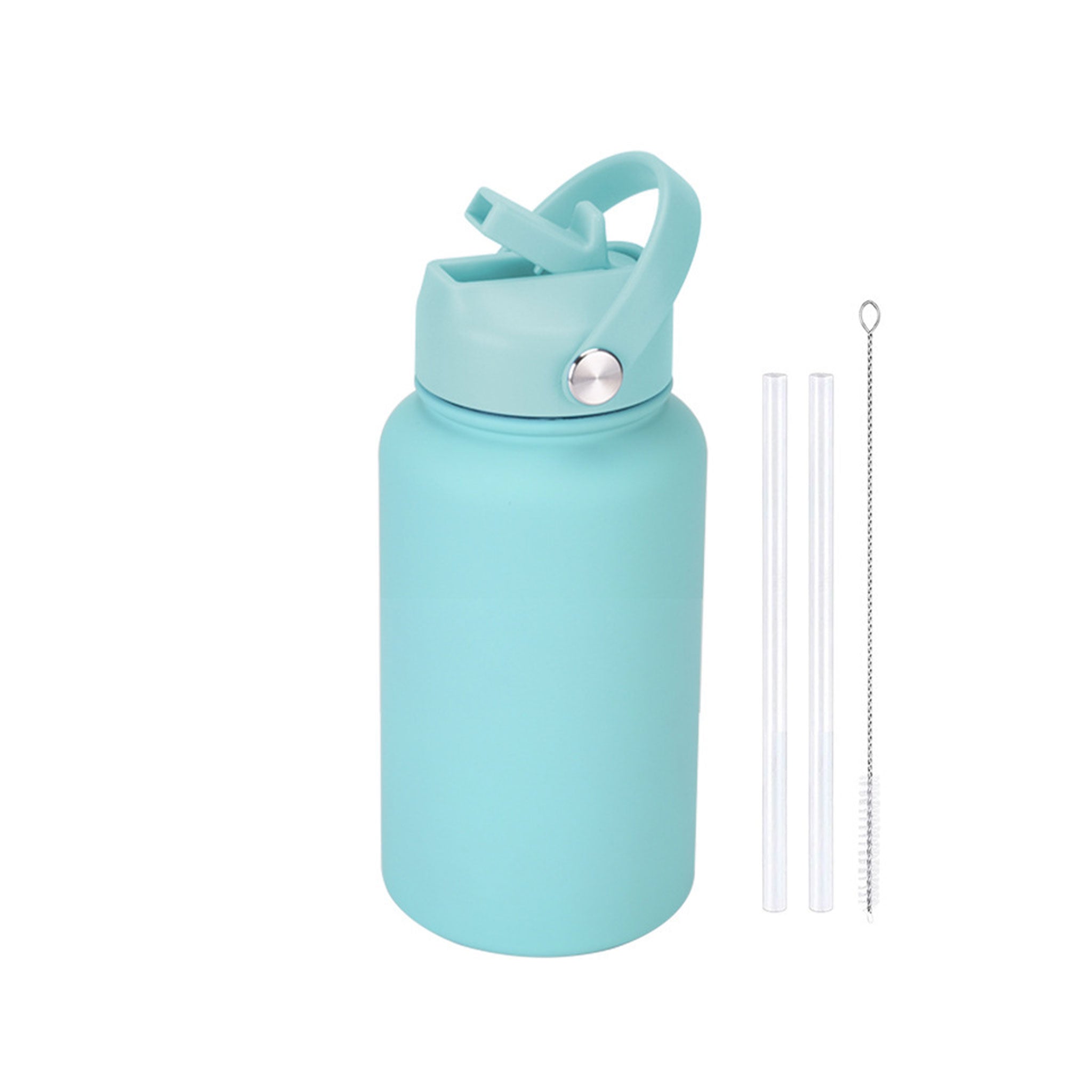 Fashion Rubber Paint Space Thermos Bottle