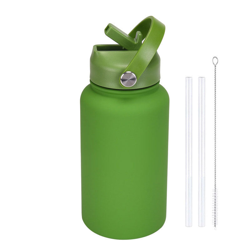 Fashion Rubber Paint Space Thermos Bottle