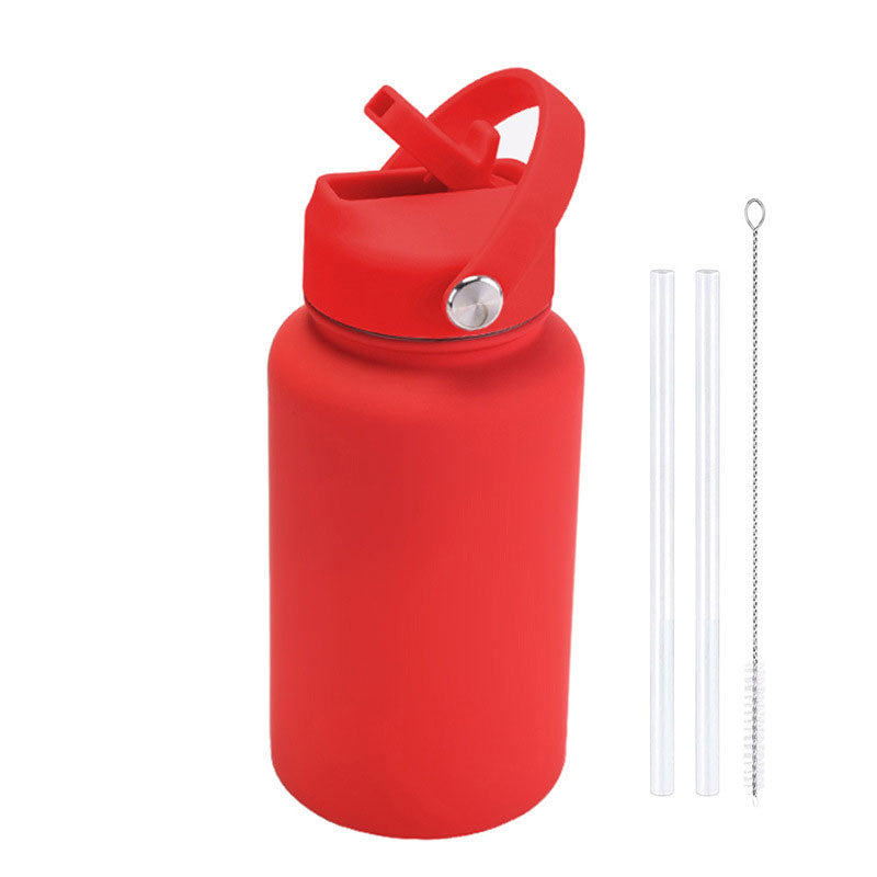Fashion Rubber Paint Space Thermos Bottle