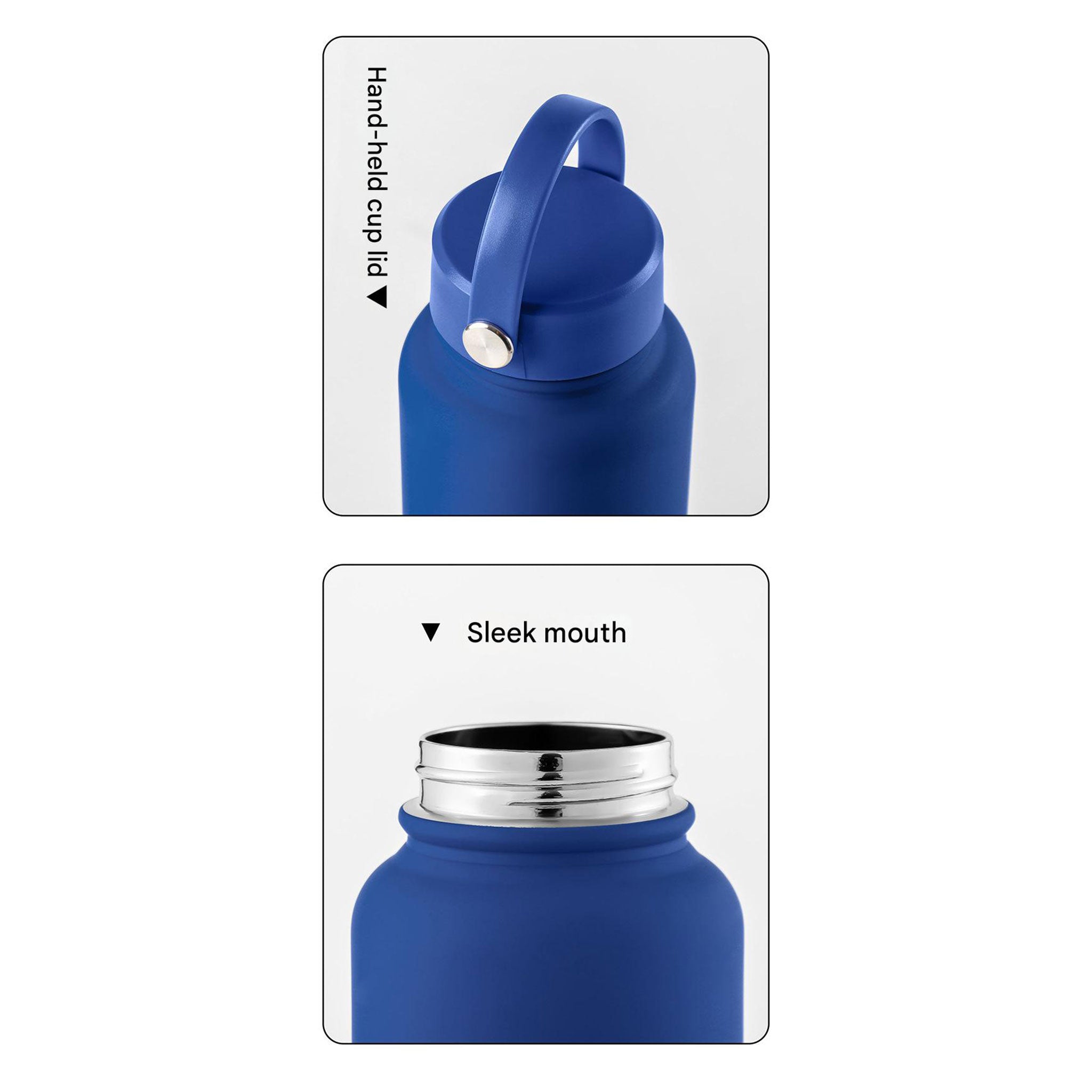 Fashion Rubber Paint Space Thermos Bottle