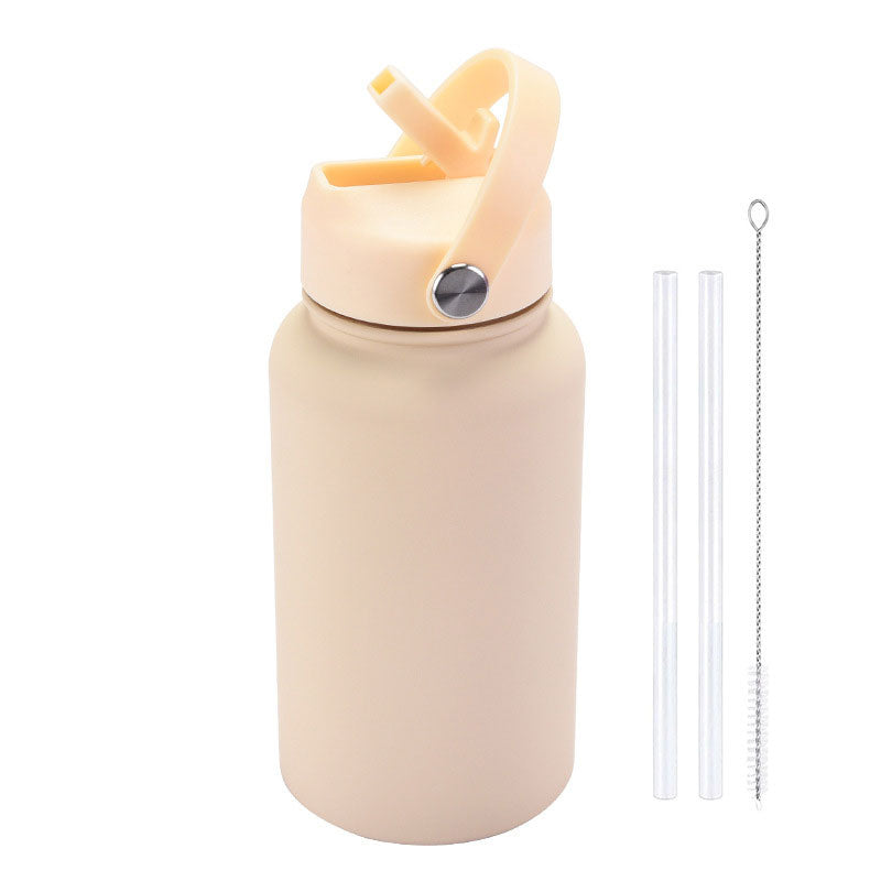 Fashion Rubber Paint Space Thermos Bottle