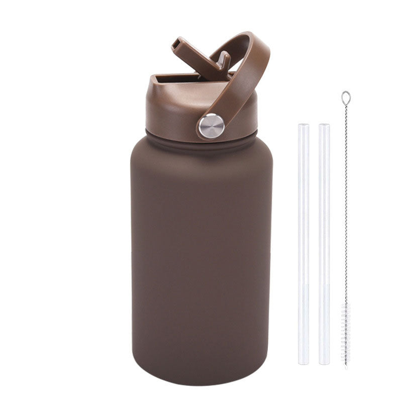 Fashion Rubber Paint Space Thermos Bottle