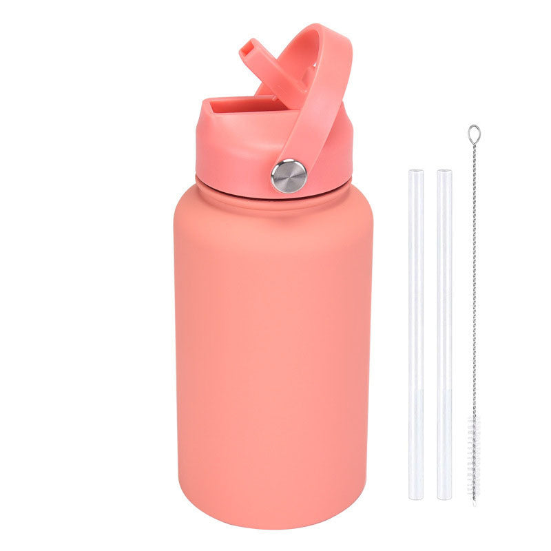 Fashion Rubber Paint Space Thermos Bottle